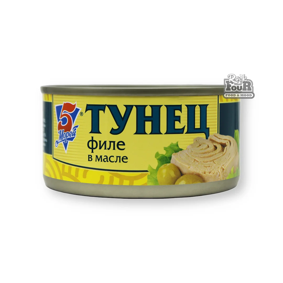 Tuna fillet in oil "5 Morey" 185g